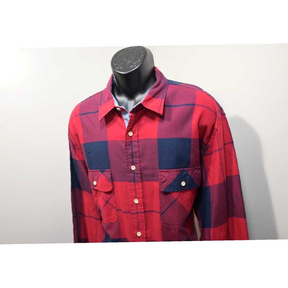 Nautica Authentic Mens XL Classic Fit Plaid Patte… - image 1