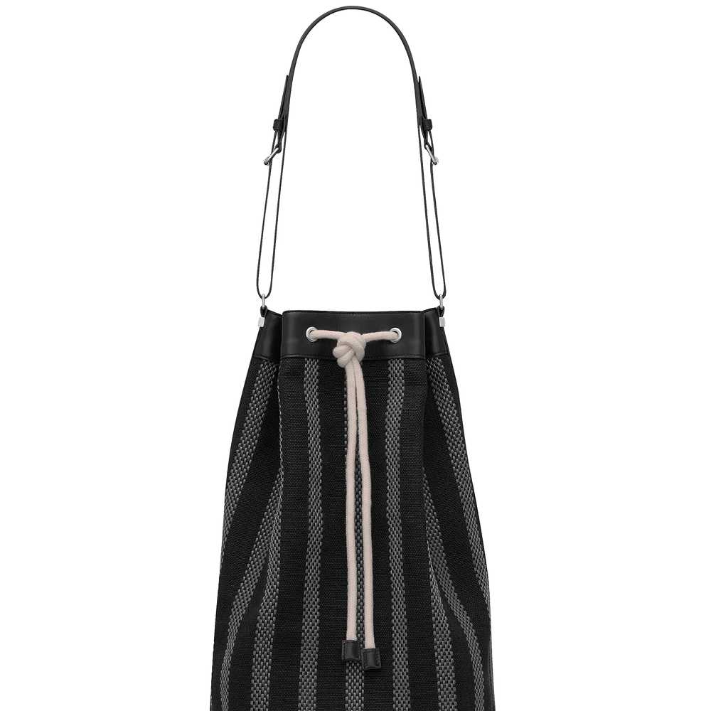 Product Details Saint Laurent Black Long Bucket B… - image 6