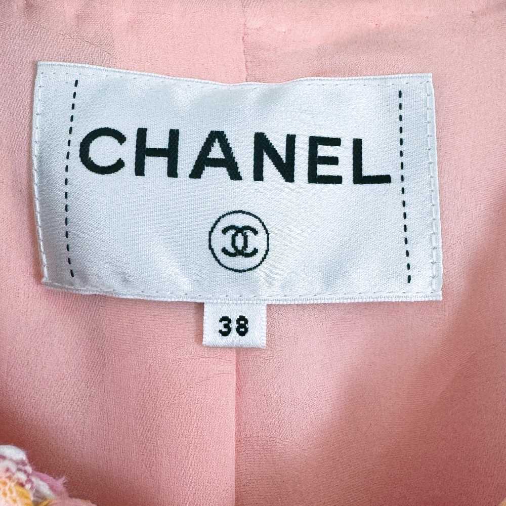 Product Details Chanel Coral Pink Longline Tweed … - image 10