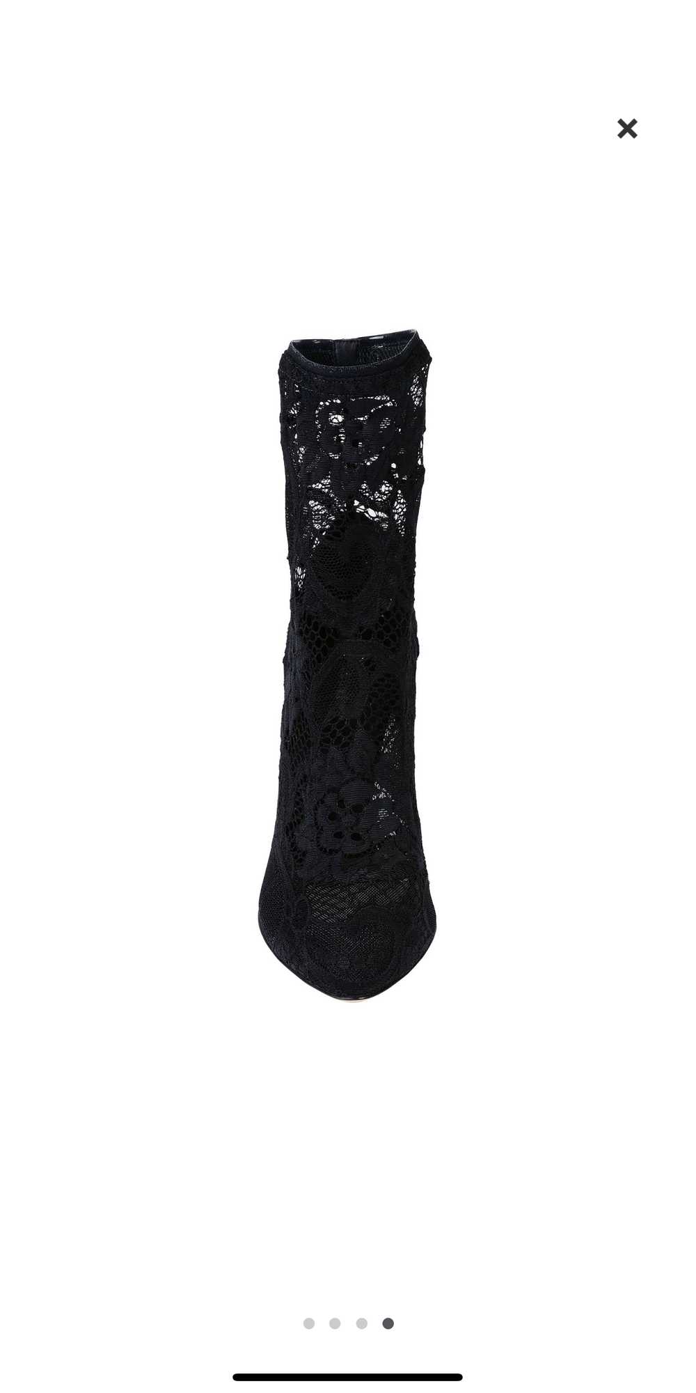 Product Details Dolce & Gabbana Black Lace Sock H… - image 2