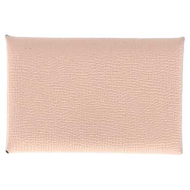 Product Details Hermes Light Pink Calvi Card Hold… - image 1