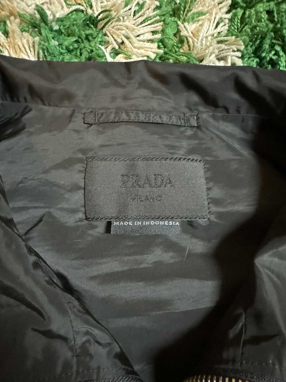 Prada PRADA BLACK NYLON JACKET MEDAL LOGO - image 3