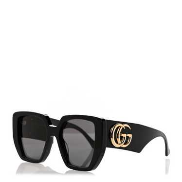 GUCCI Acetate Square Frame Sunglasses GG0956S Bla… - image 1