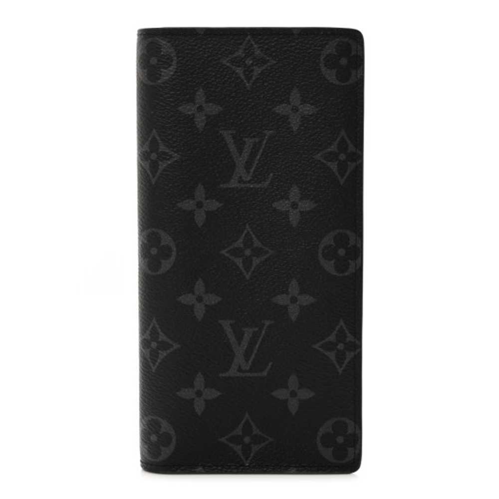 LOUIS VUITTON Monogram Eclipse Brazza Wallet - image 1