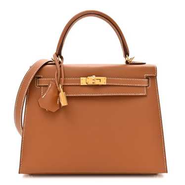 HERMES Epsom Kelly Sellier 25 Gold - image 1