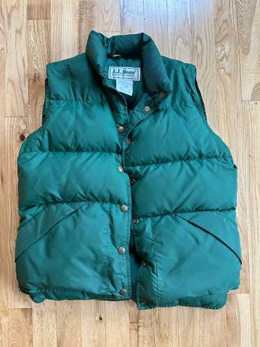 LL BEAN GOOSE DOWN PUFFER VEST (M) | Used,…