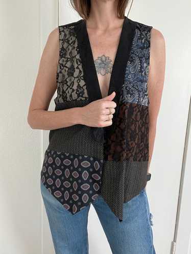 Random Vintage Patchwork Vest (L) | Used,…