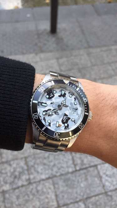 Bape Bapex OG Grey Camo watch Type 1 2006 Bape A B