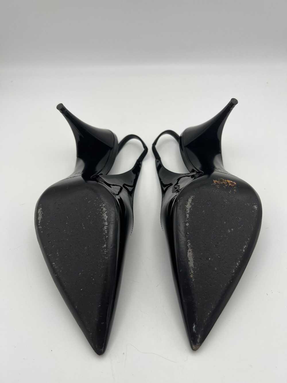 Saint Laurent Kiki Black Patent Pumps, Size 39 - image 12