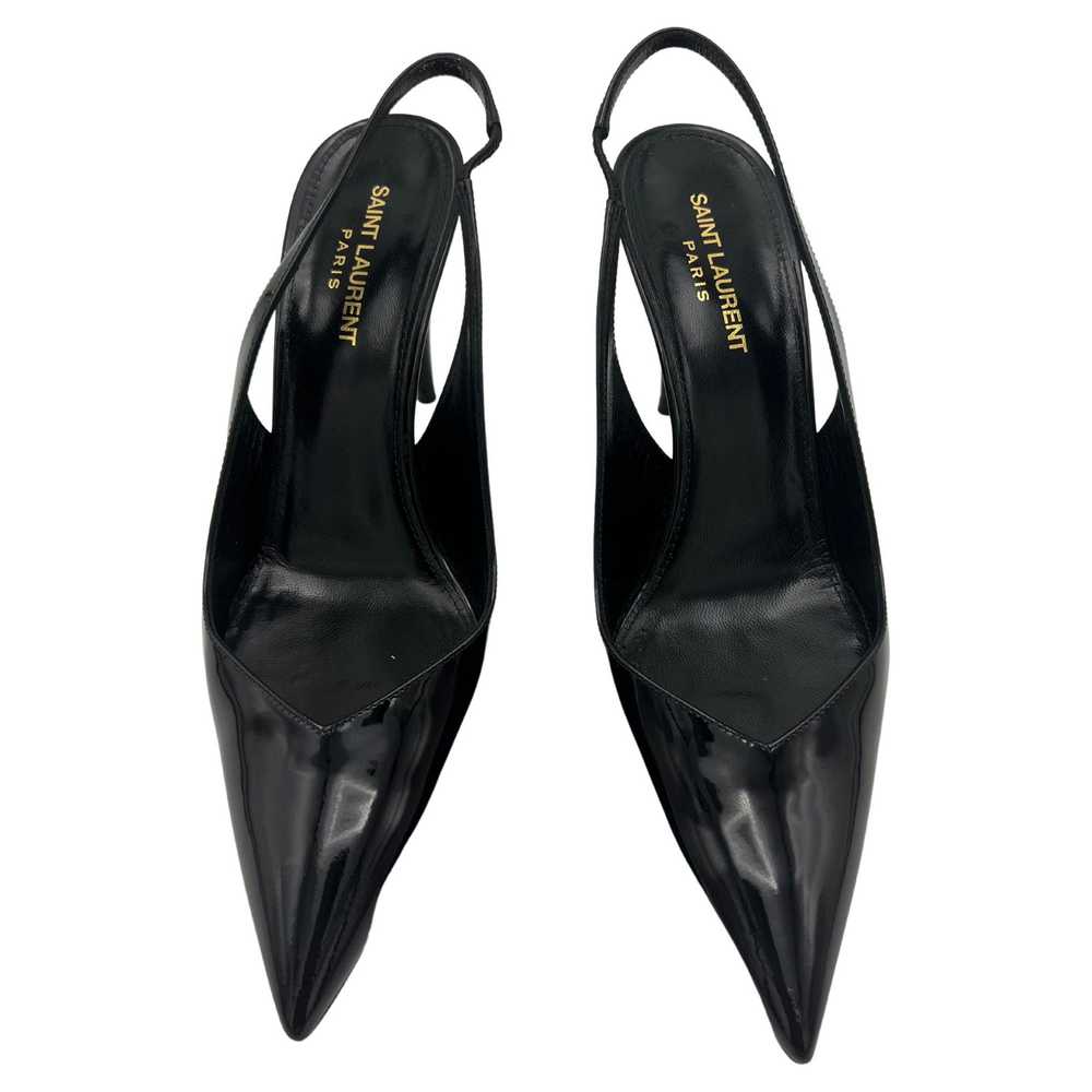 Saint Laurent Kiki Black Patent Pumps, Size 39 - image 1