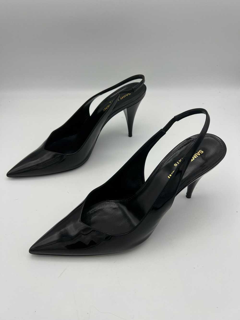 Saint Laurent Kiki Black Patent Pumps, Size 39 - image 8