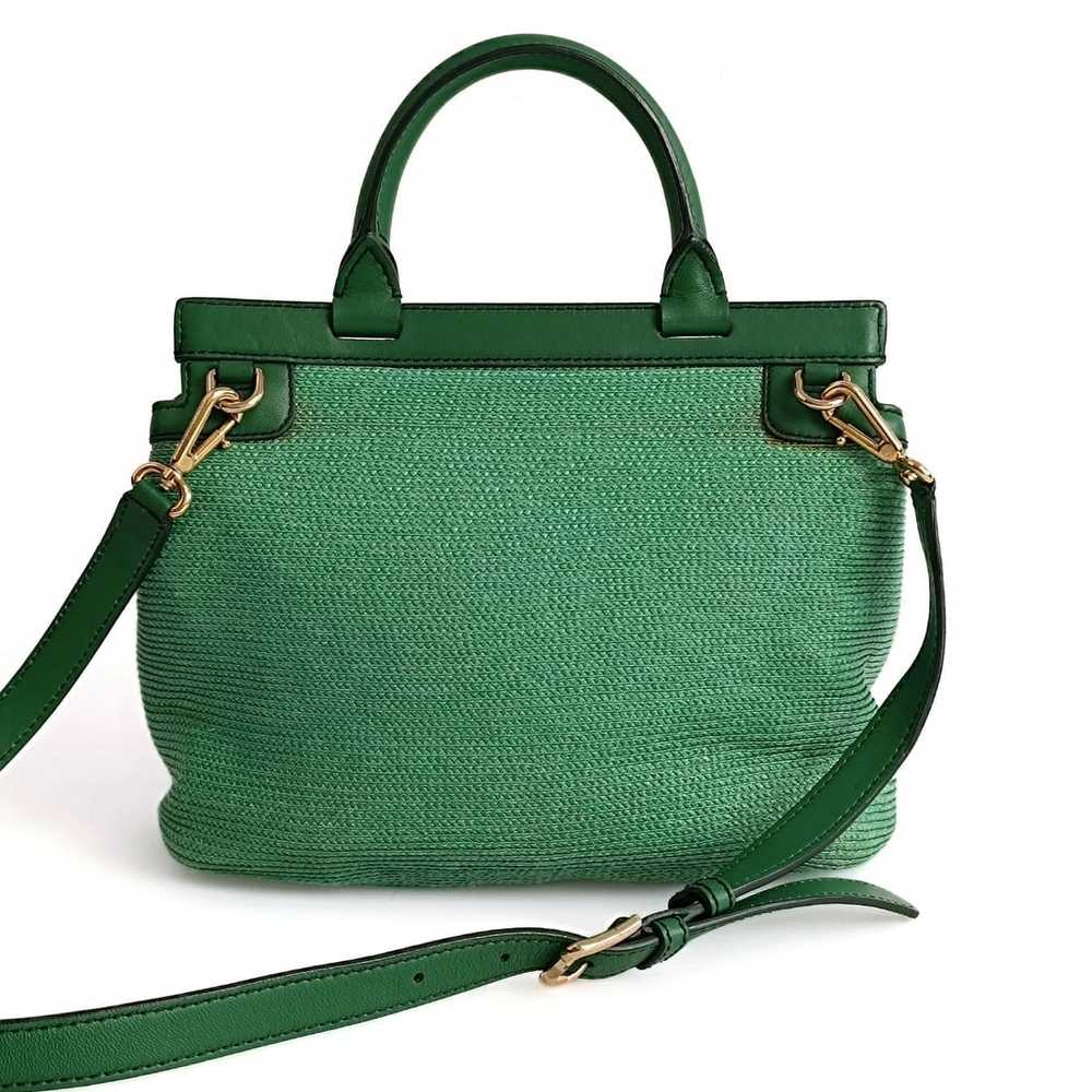 DOLCE & GABBANA Sicily shoulder bag in green raff… - image 3