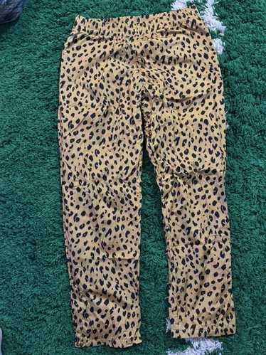 Noah Noah leopard print waterproof sweats