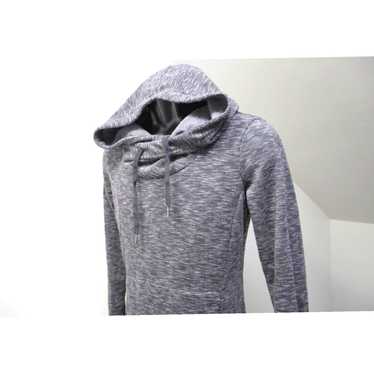 Stoic Purple Black Athletic Sweater Fleece Hoodie… - image 1