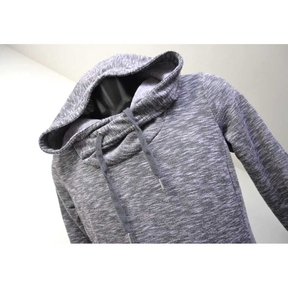 Stoic Purple Black Athletic Sweater Fleece Hoodie… - image 2