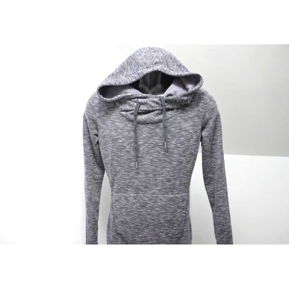 Stoic Purple Black Athletic Sweater Fleece Hoodie… - image 3