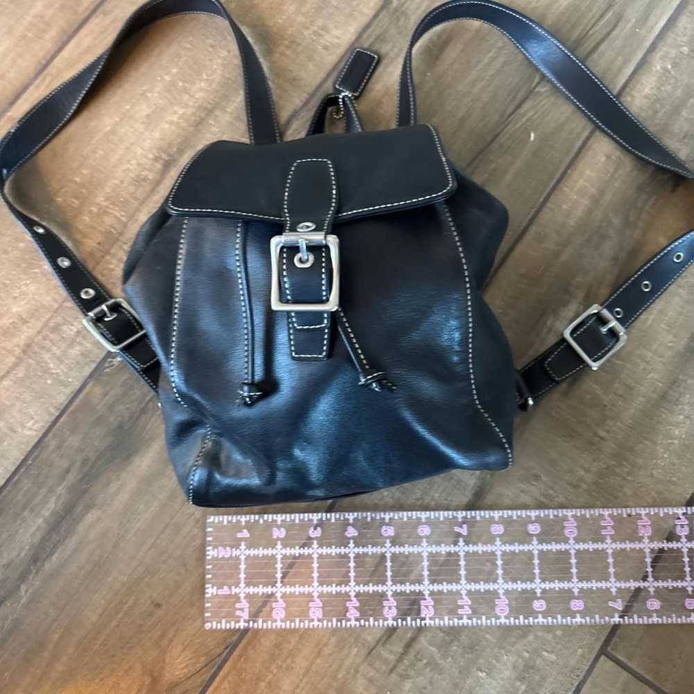 Coach Leather backpack - image 2