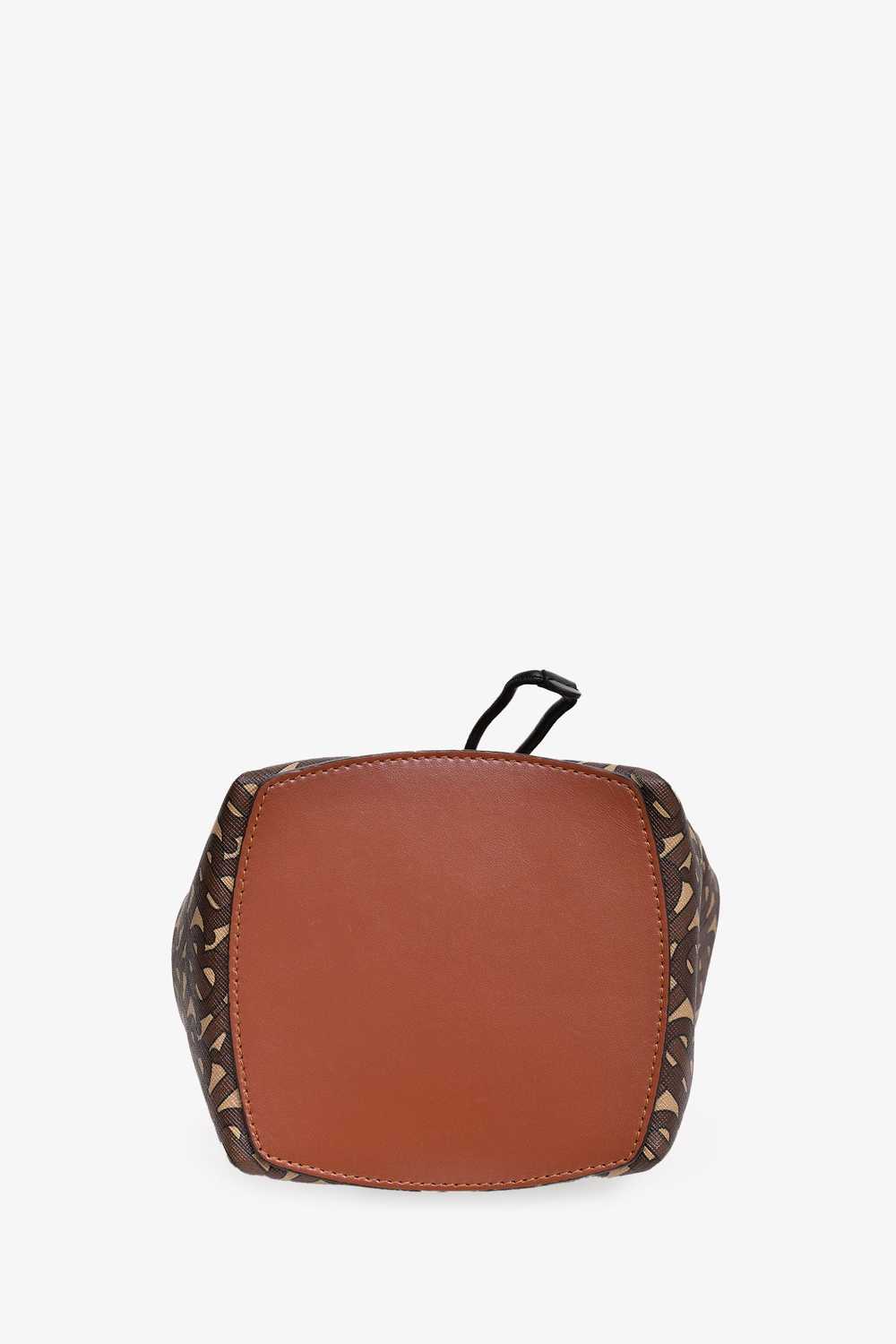 Burberry Brown Monogram Canvas Bucket Bag - image 6