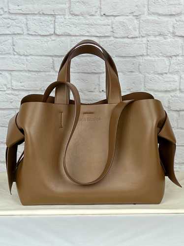 Acne Studios Musubi Leather Tote Bag, Camel Brown