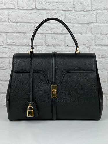 CELINE Medium 16 bag in Grained Calfskin Leather, 