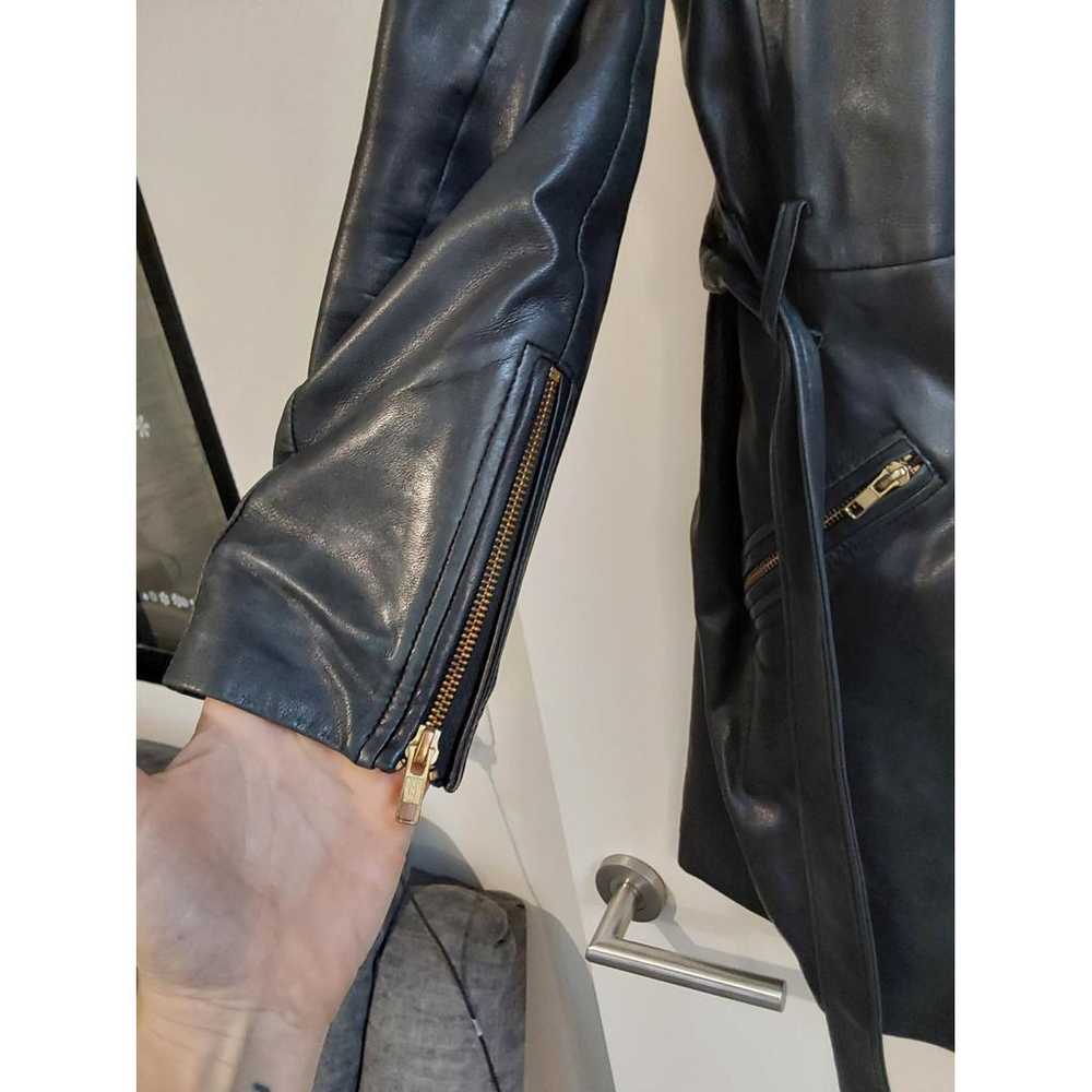 Gerard Darel Leather trench coat - image 6