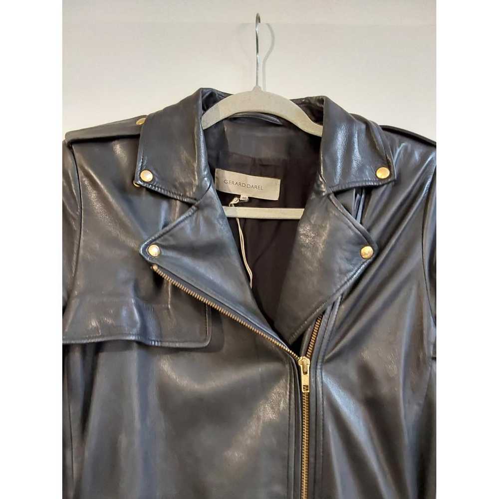 Gerard Darel Leather trench coat - image 7