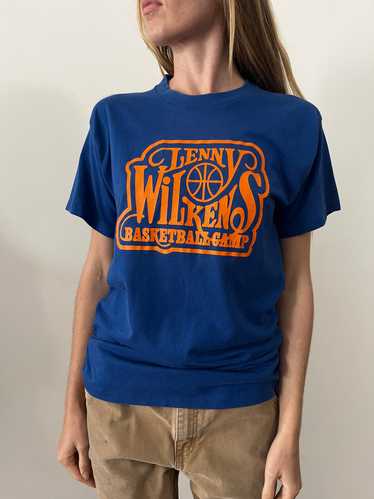 90s NIKE Lenny Wilkens Basketball Camp Knicks tee