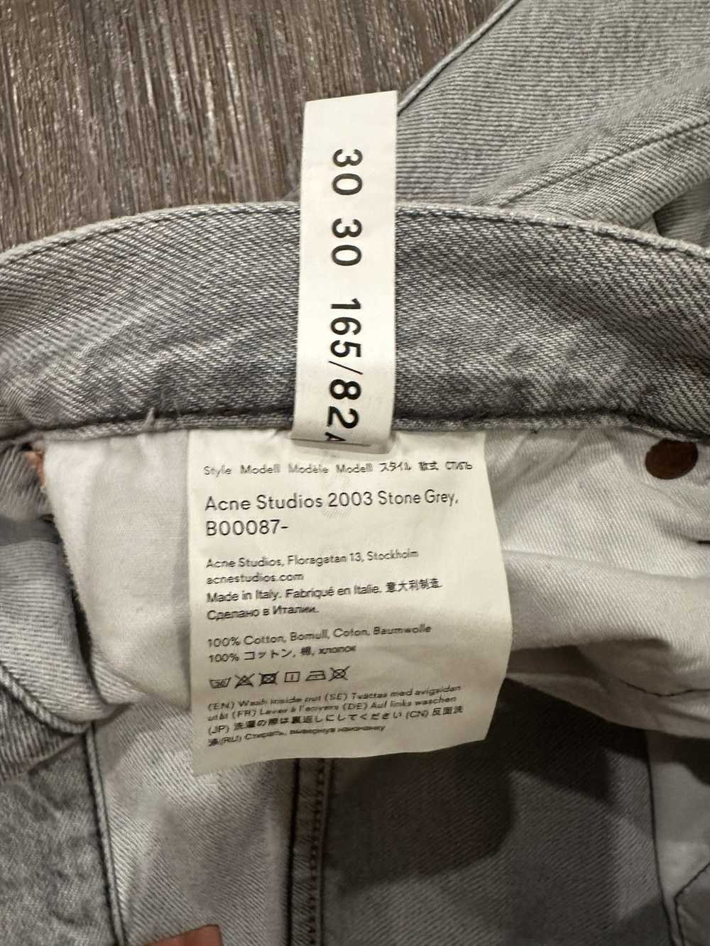 Acne Studios Acne Studios 2003 Grey Jeans Size 30… - image 3