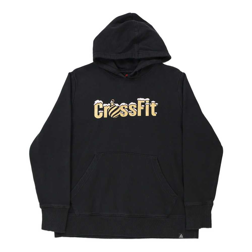 CrossFit Reebok Graphic Hoodie - XL Black Cotton - image 1