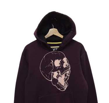 Japanese Brand × Skulls Vintage Skulls Hoodie Swe… - image 1