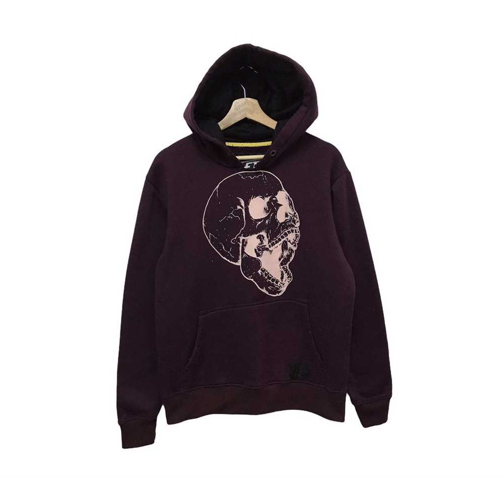 Japanese Brand × Skulls Vintage Skulls Hoodie Swe… - image 2