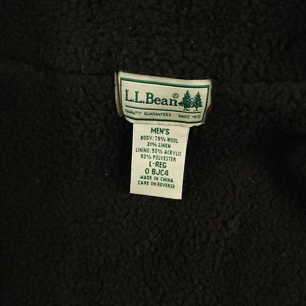 L.L. Bean LL Bean Wool Linen Blend Fleece Lined S… - image 4