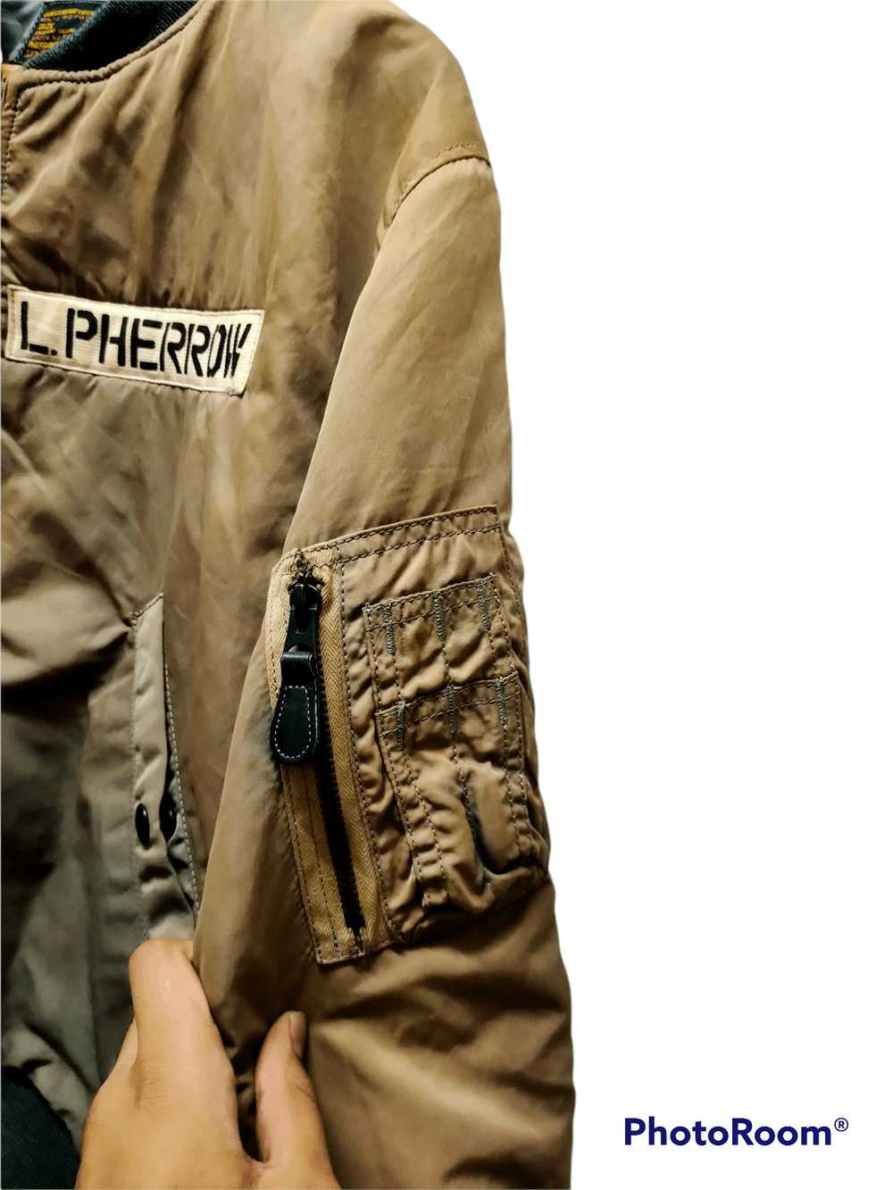 Bomber Jacket × Vintage L pherrow sportswear reve… - image 2