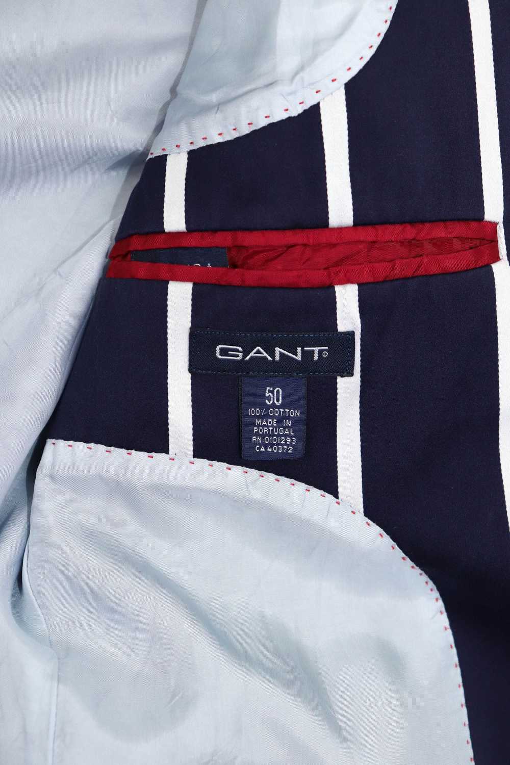 Gant × Vintage Gant Vintage Striped Blue Cotton S… - image 11