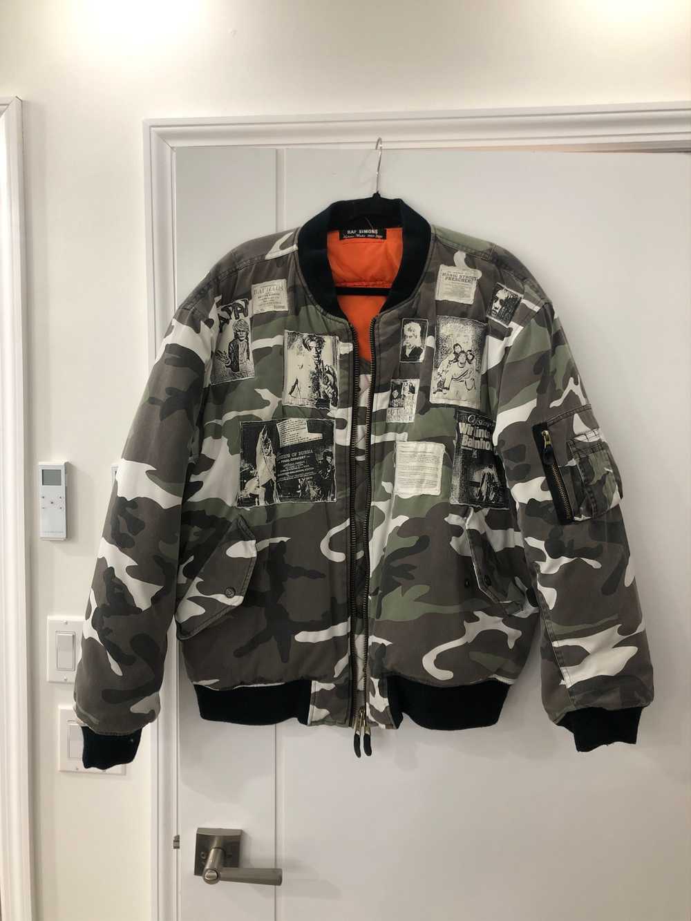 Raf Simons AW 2001 Snow Camouflage Patch Bomber - image 2