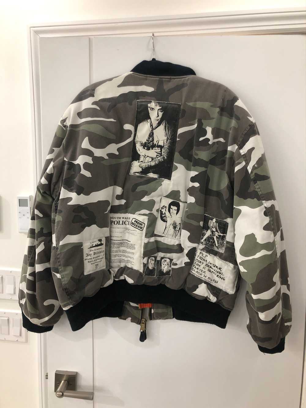 Raf Simons AW 2001 Snow Camouflage Patch Bomber - image 6