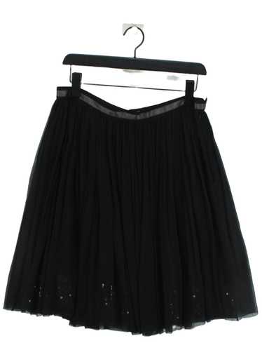 Jigsaw Women's Midi Skirt UK 12 Black 100% Silk Mi