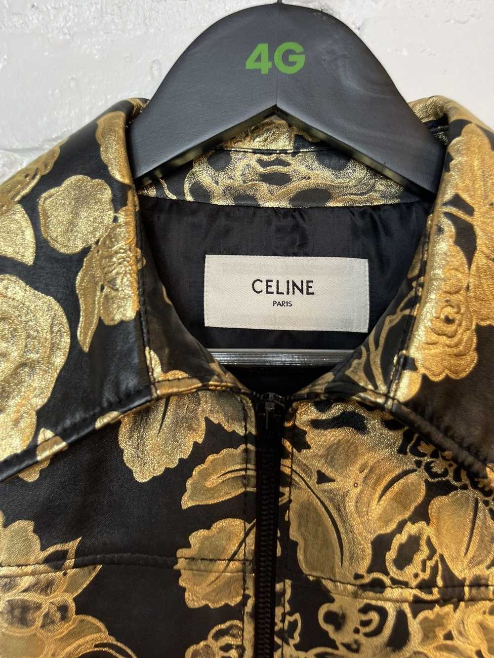 Celine × Hedi Slimane Celine SAMPLE Proto Gold Fl… - image 4