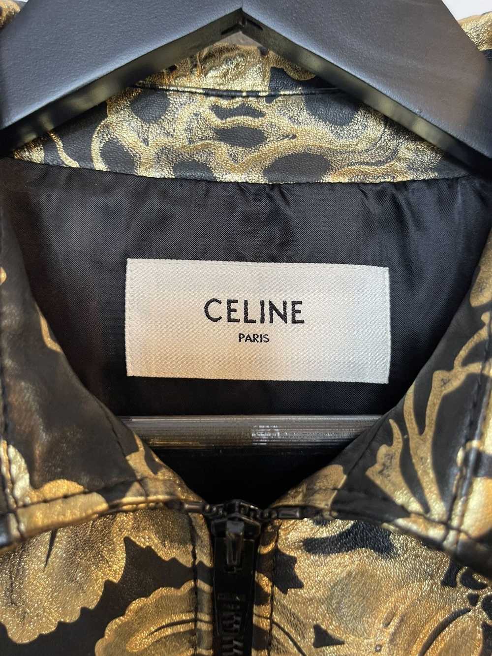 Celine × Hedi Slimane Celine SAMPLE Proto Gold Fl… - image 5