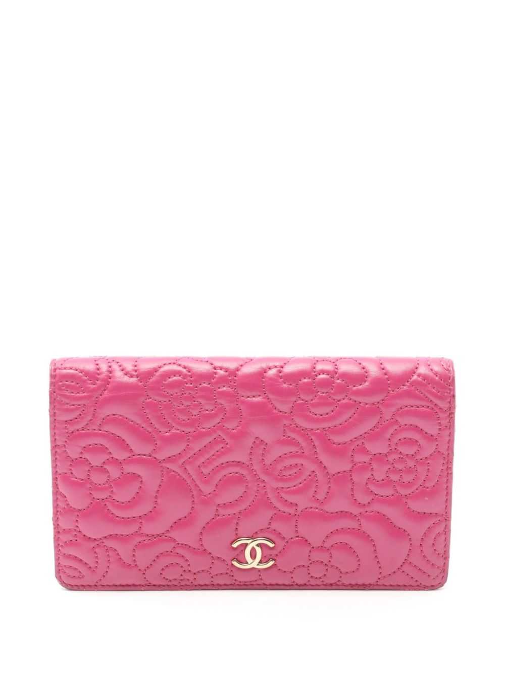 CHANEL Pre-Owned 2018-2019 Camellia wallet - Pink - image 1