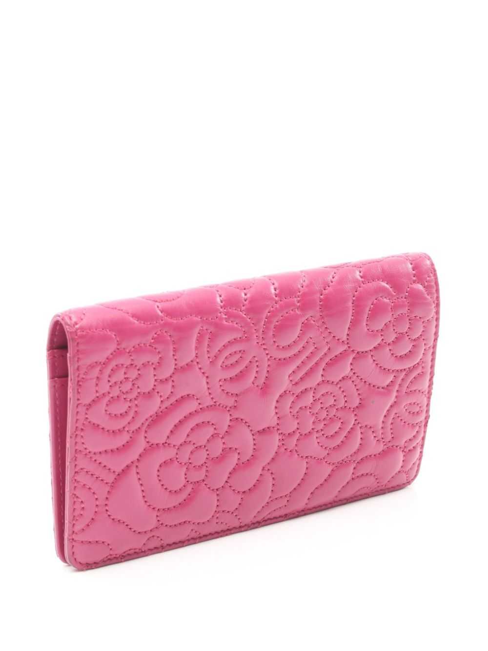 CHANEL Pre-Owned 2018-2019 Camellia wallet - Pink - image 2