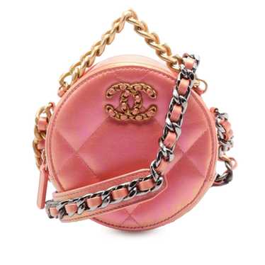 Chanel Chanel Iridescent Lambskin 19 Round Clutch… - image 1