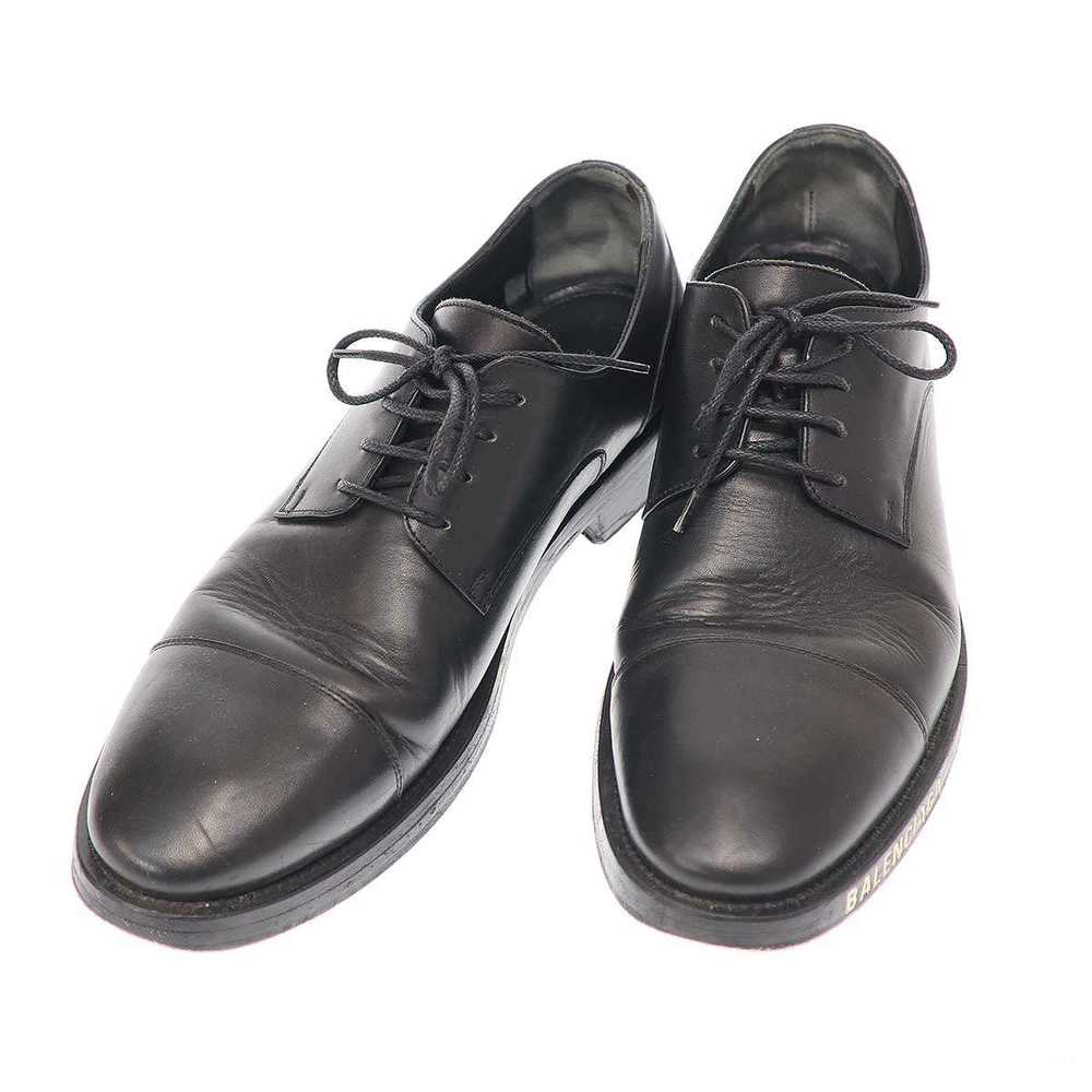 BALENCIAGA SOFT DERBY L20 Leather Derby Shoes 590… - image 1