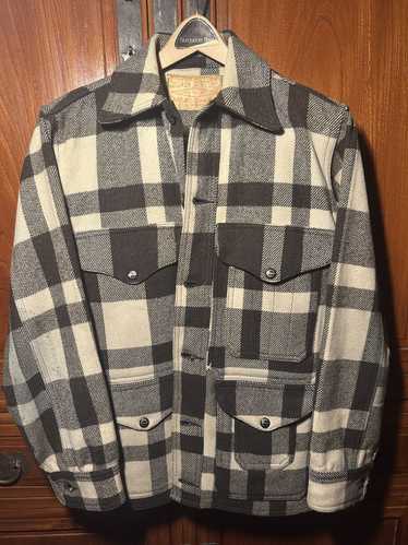 Filson 1951 Cream and Brown Plaid Mackinaw Cruiser