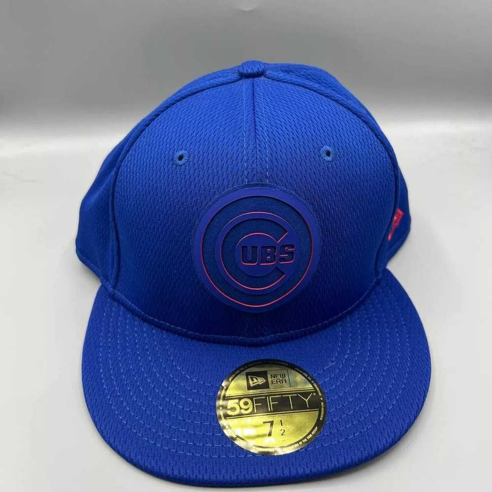 New Era Chicago Cubs Hat Men 7 1/2 59Fifty New Er… - image 1