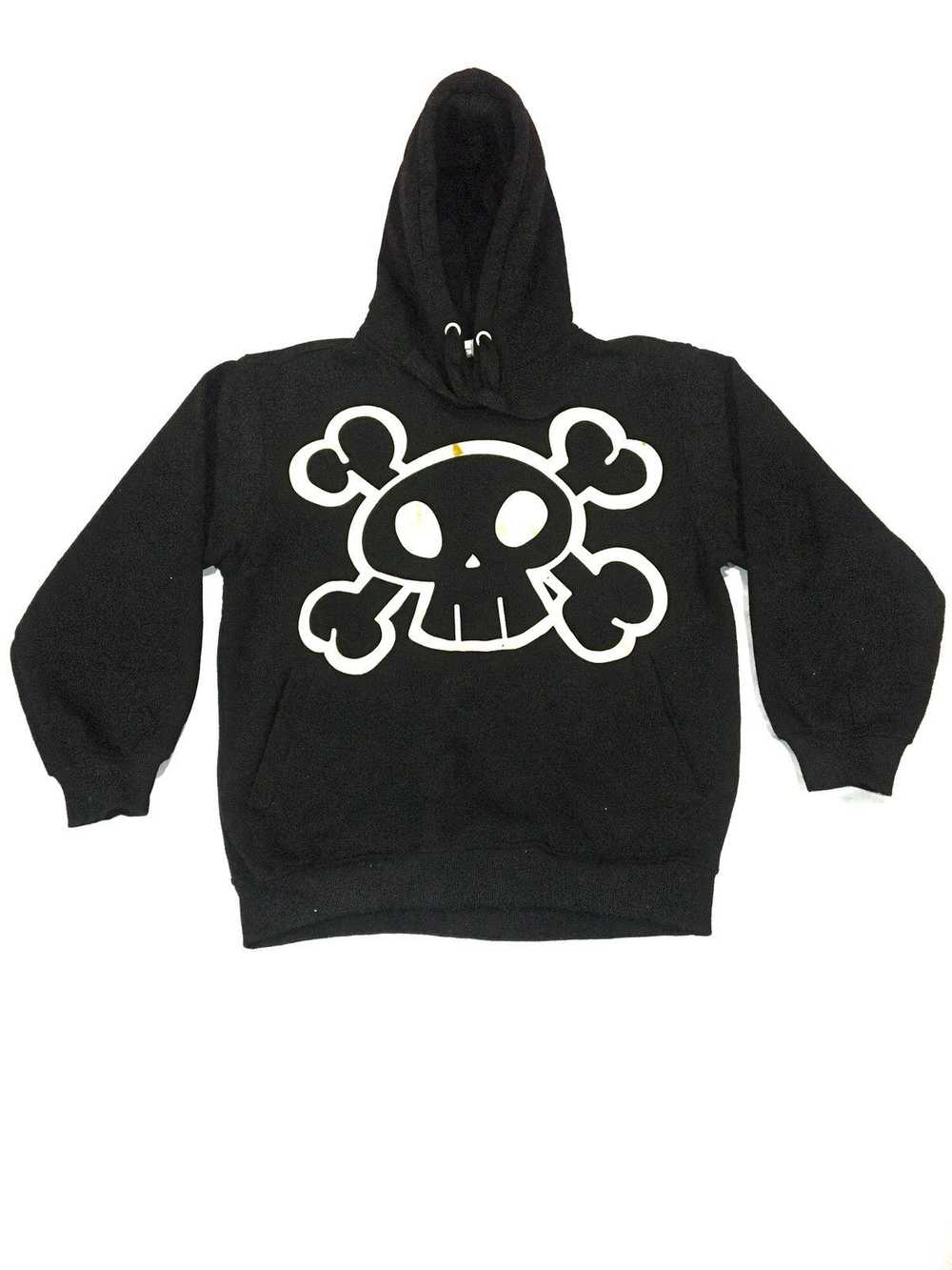 Japanese Brand × Skulls Black Hoodie Skull Sweats… - image 1