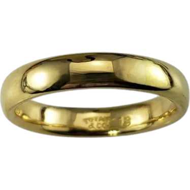 Tiffany & Co. 18K Yellow Gold Wedding Band Ring Si