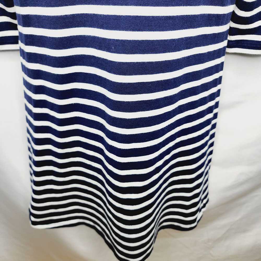 Kate Spade Kate Spade Navy Blue Striped 3/4 Sleev… - image 4