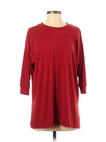 Athleta Women Red 3/4 Sleeve T-Shirt S