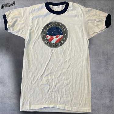 Screen Stars Vtg 80s NASA Reach For The Stars T-S… - image 1